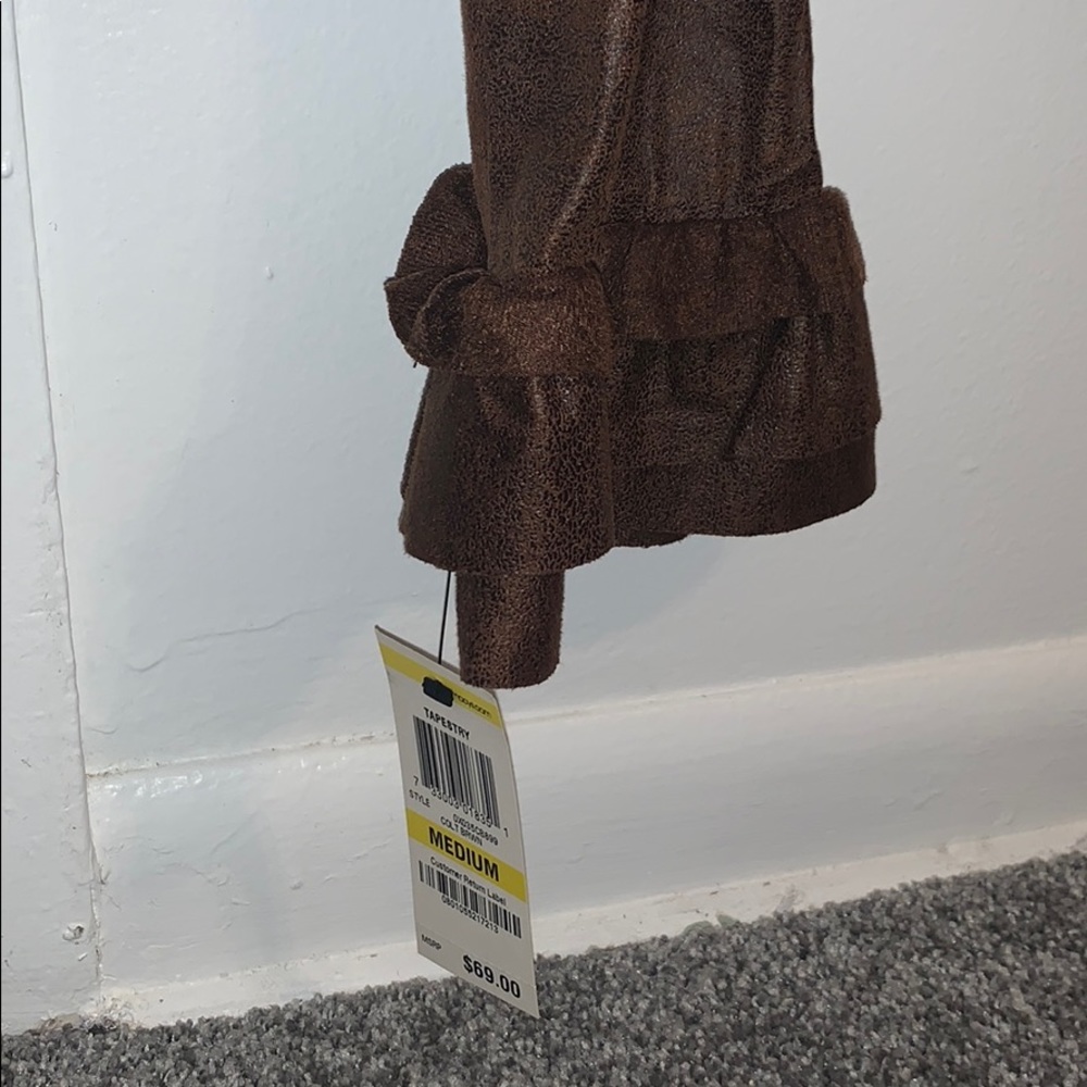 🍂Cognac Ruffled Blazer🍂 - Picture 4 of 4